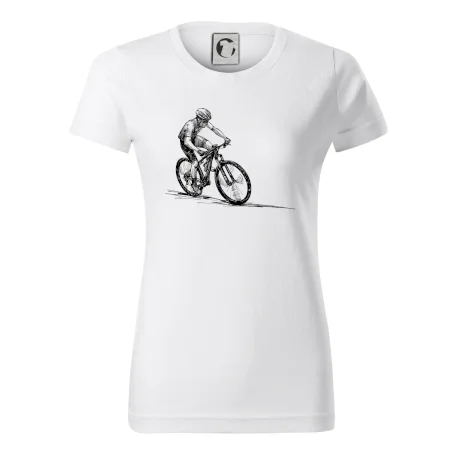 MTB kreslený cyklista