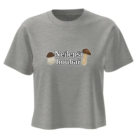 Nejlepší houbař - nápis s houbama