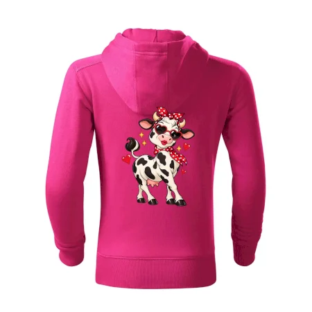 Retro kráva se srdíčky