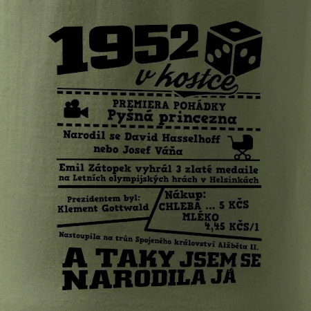 1952 v kostce