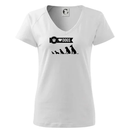 I love dogs - tlapka