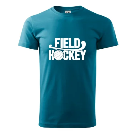 Field hockey míček a nápis