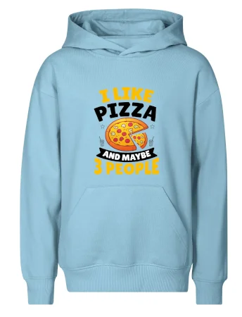 I like pizza and maybe 3 people