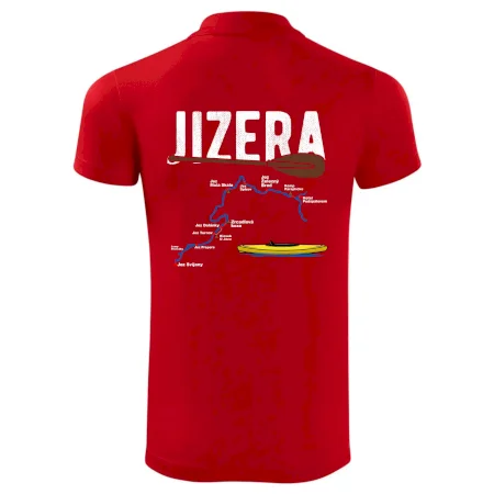 Mapa řeky Jizery