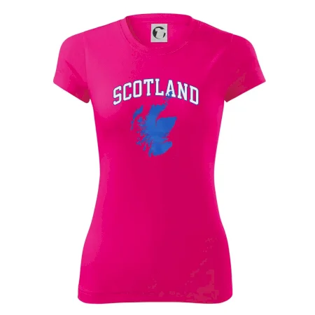 Scotland nápis s mapou