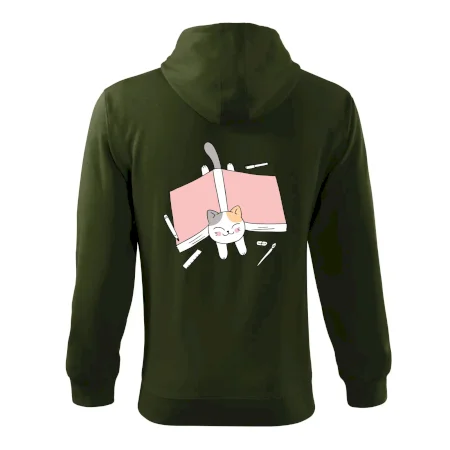 Učení na státnice kočka