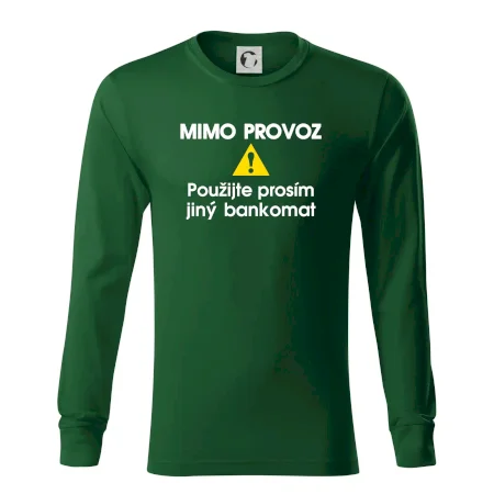 Mimo provoz - použijte jiný bankomat