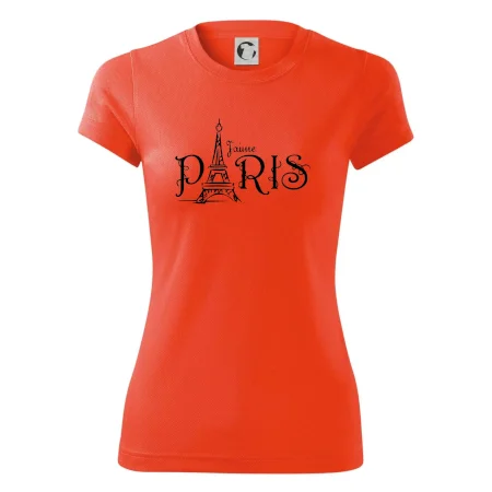 Paris nápis Eiffelovka rovný