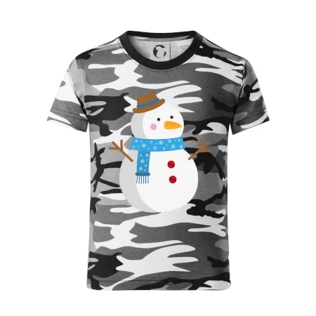 Sněhulák se šálou