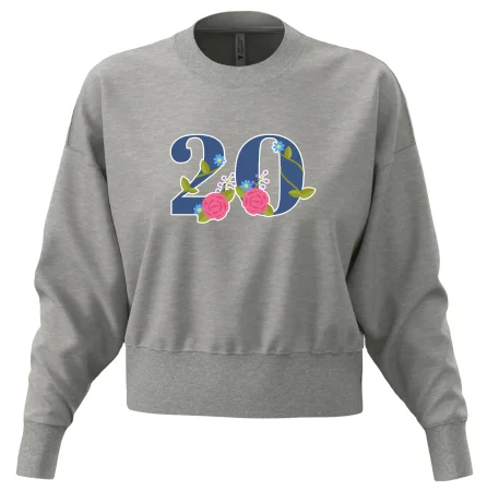 Květinové číslo kreslené - 20