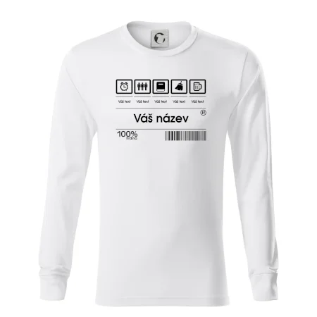 Čárový kód - Vlastní text