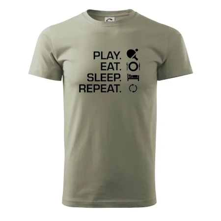 Stolní tenis - eat sleep