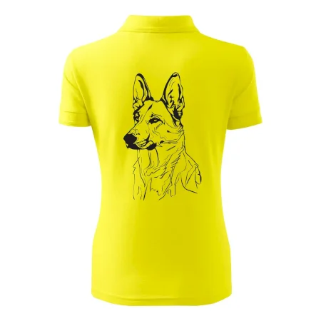 Německý ovčák černá kresba