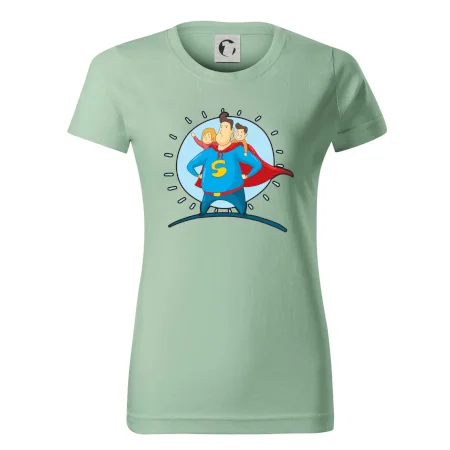 Táta superman - holka a kluk