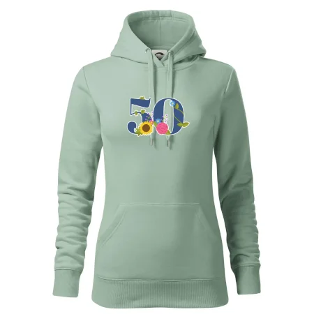 Květinové číslo kreslené - 50
