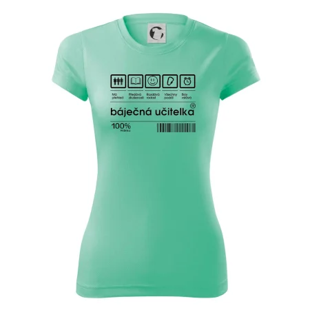 Čárový kód  - Báječná učitelka