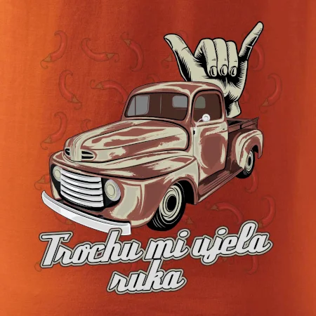 Trochu mi ujela ruka