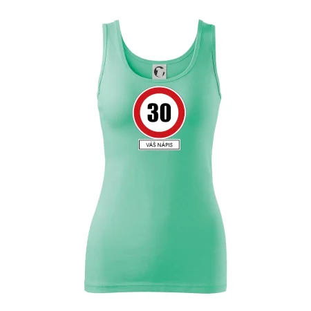 Dopravní značka - rychlost 30 - váš nápis