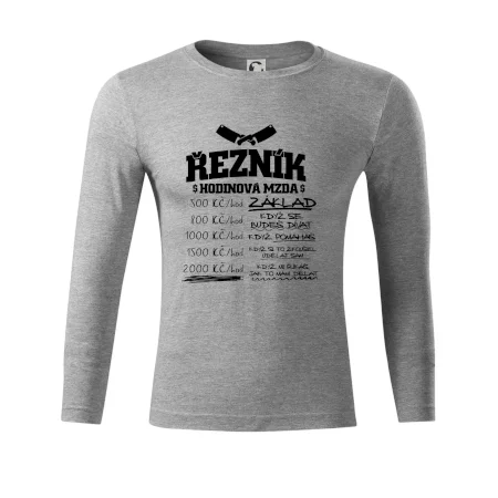 Hodinová mzda řezník