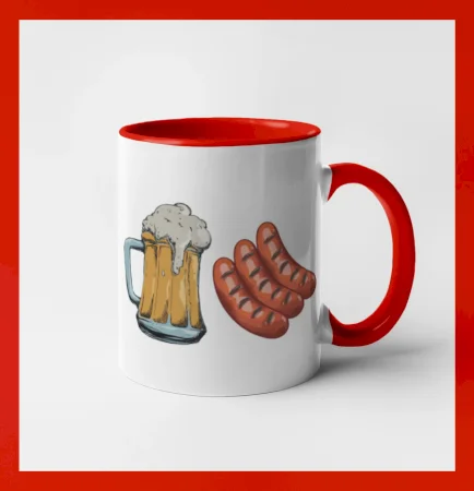 Pivo a klobása