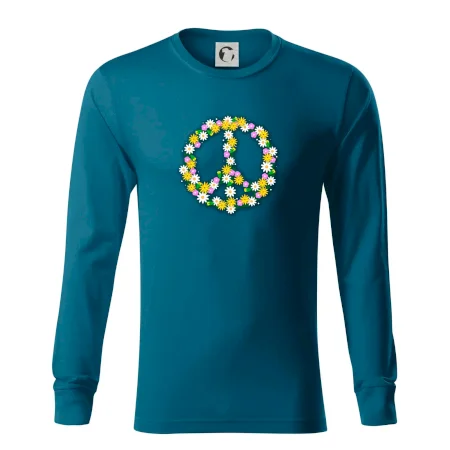 Peace symbol kopretiny