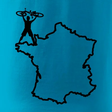 Cyklista nad Francií