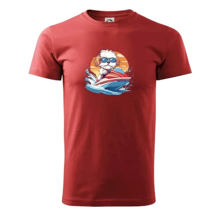 Bišonek na vodním skútru
