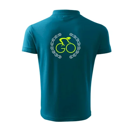 GO cyklista (fluo potisk)