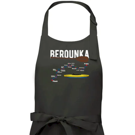 Mapa řeky Berounky