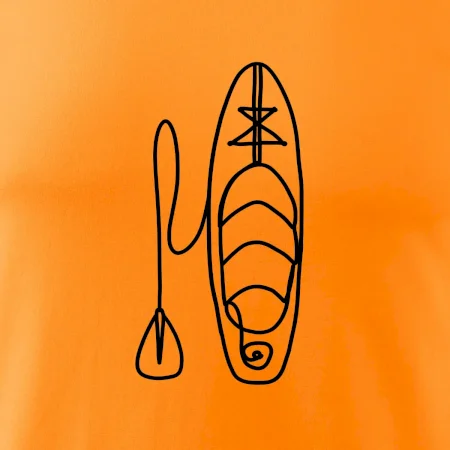 Paddleboard jedním tahem