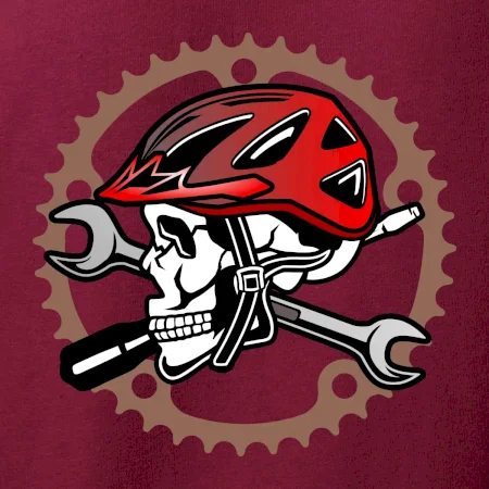 Lebka biker opravář