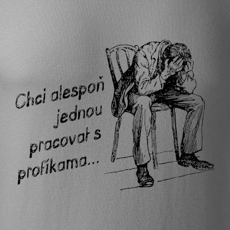 Chci alespoň jednou pracovat s profíkama
