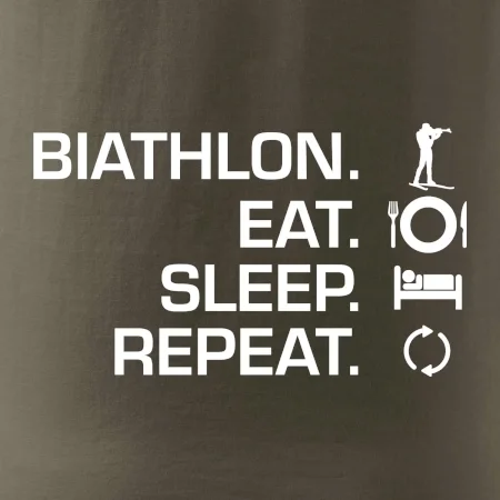 Biathlon Eat Sleep Repeat