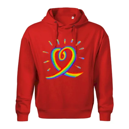 Srdce pride duha kreslená