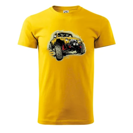 Žlutý offroad s navijákem