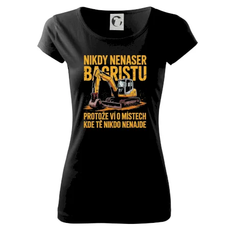 Malý bagr Nikdy Nenaser bagristu