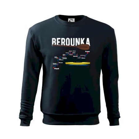 Mapa řeky Berounky