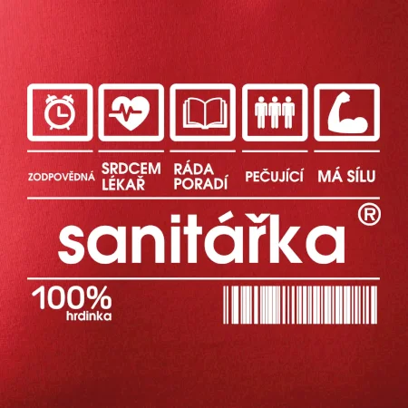Čárový kód sanitářka