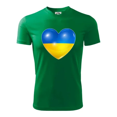 Ukrajina srdce vlajka