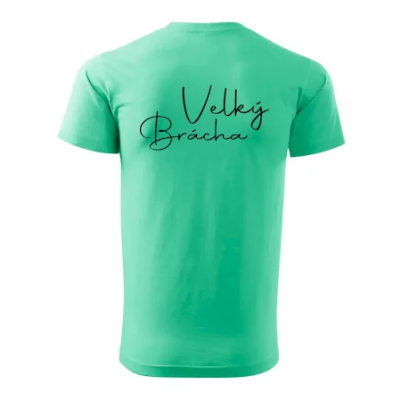Velký brácha - nápis na zádech