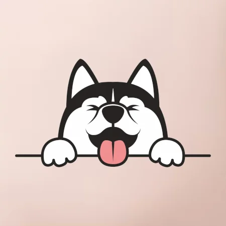 Husky veselý