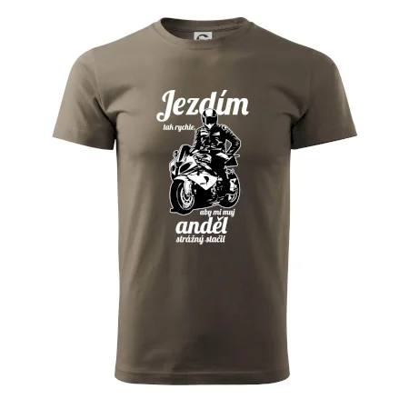 Silniční motorka - jezdím tak rychle, aby mi můj anděl strážný stačil