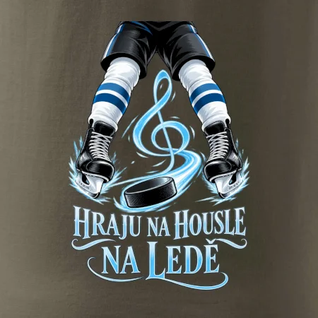 Hokejové housle na ledě