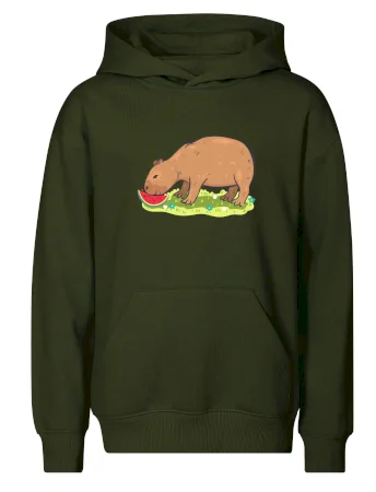 Kapybara a meloun