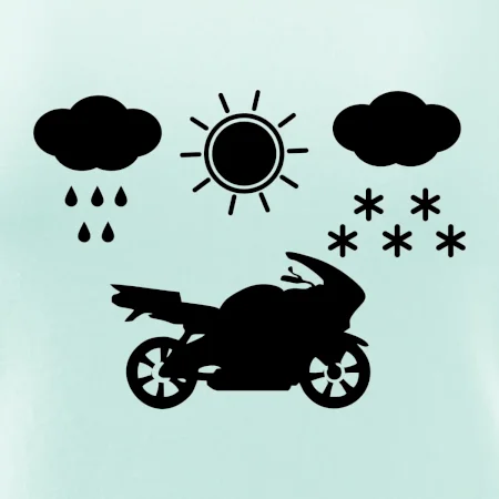 Motorkář za každého počasí - silnice