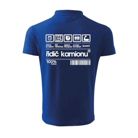 Čárový kód řidič kamionu