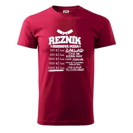 Hodinová mzda řezník
