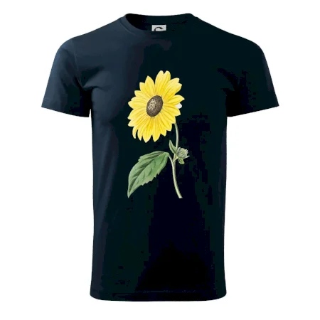 Slunečnice otočená