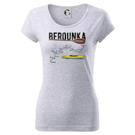 Mapa řeky Berounky