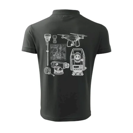 Geodet teodolit dron